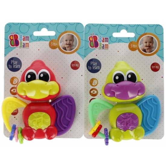 Mūzikala rotaļlieta - grabulis Bam Bam Rattle Dino 481804