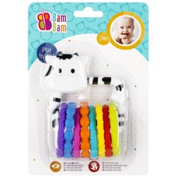 Grabulis - zobgrauznis Bam Bam Rattle Teether Zebra 515053