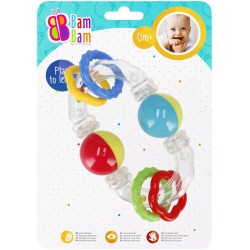 Grabulis - zobgrauznis Bam Bam Rattle Teether Ball 521378
