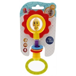 Grabulis - zobgrauznis Bam Bam Rattle Teether Flower 523780