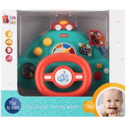 Attīstoša rotaļlieta stūre Bam Bam Steering Wheel 541576