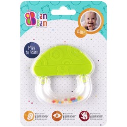 Grabulis - zobgrauznis Bam Bam Rattle Teether Mushroom 569050