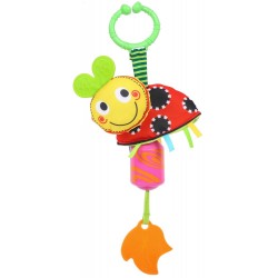 Piekaramā rotaļlieta ar zvaniņu Biba Toys Bizzy Bussy Ladybird Wind Chime GD152