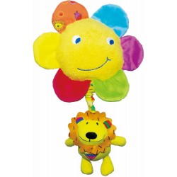 Mīksta muzikāla rotaļlieta Biba Toys Lion Pull Music JF134