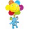 Mīksta muzikāla rotaļlieta Biba Toys Elephant Pull Music JF135