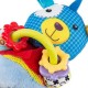 Attīstoša piekarama rotaļlieta grabulis Biba Toys Happy Playmate Rattle Puppy HA901