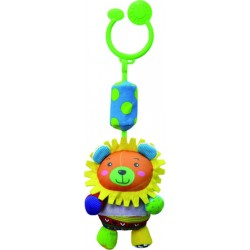 Piekaramā rotaļlieta ar zvaniņu Biba Toys Travel Wind Chime Lion Leo HA903