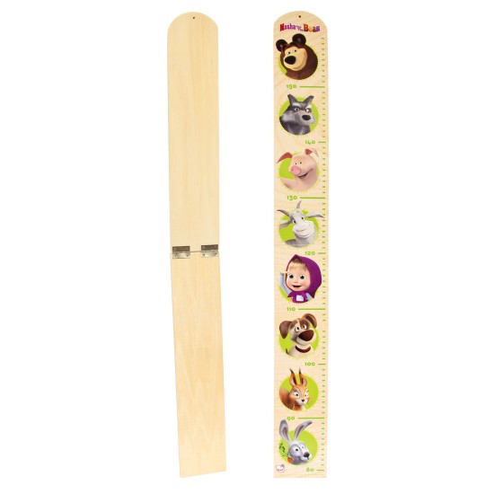 Koka suvenīrs auguma mērītājs Bino Growth Height Chart Gift Item Masha and the Bear 16100