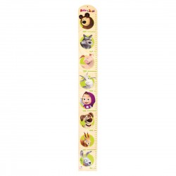Koka suvenīrs auguma mērītājs Bino Growth Height Chart Gift Item Masha and the Bear 16100