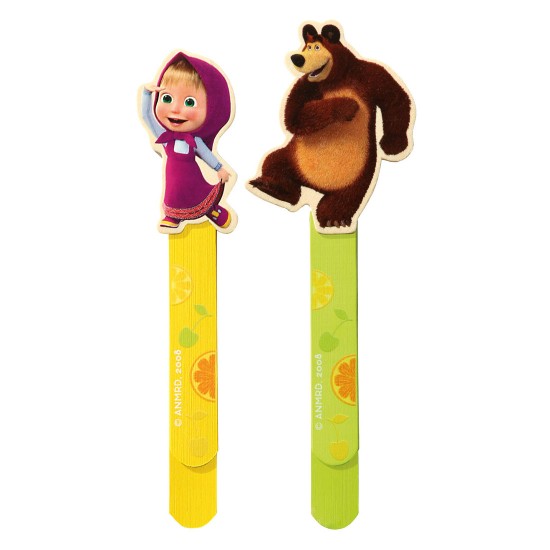 Koka suvenīrs grāmatzīme Bino Bookmark Masha and the Bear 16104
