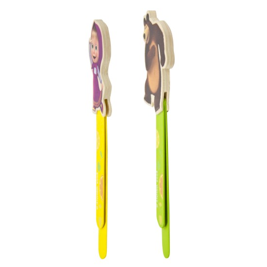 Koka suvenīrs grāmatzīme Bino Bookmark Masha and the Bear 16104