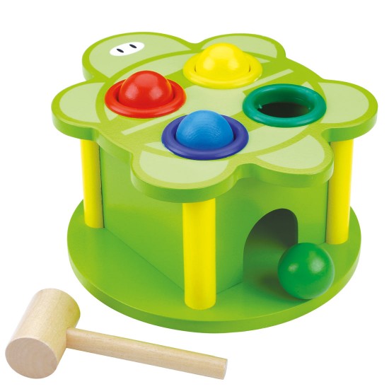 Koka attīstoša spēle ar āmuru Bino Hammer Game Turtle 70420