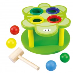 Koka attīstoša spēle ar āmuru Bino Hammer Game Turtle 70420