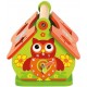 Koka attīstoša rotaļlieta māja motorika Bino Shape Sorting Wooden House 72439