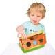 Koka attīstoša rotaļlieta māja motorika Bino Shape Sorting Wooden House 72439