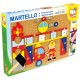 Koka attīstoša spēle ar āmuru un nagliņām Bino Hammer Game Martello 82197