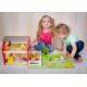 Koka rotaļlietu saimniecība ar dzīvniekiem Bino Farm with Animals 82222