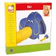 Bērnu rotaļu telts + tunelis Bino Kids Tent with Tunnel Elephant 82807
