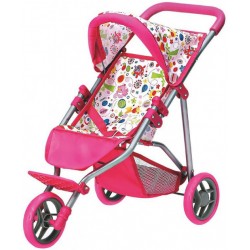 Rotaļlieta leļļu rati Bino Jogger Puppenwagen 82919