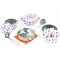 Leļļu trauki Bino Email-Kochtopf-Set 11 tlg. 83390
