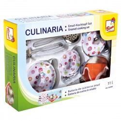 Leļļu trauki Bino Email-Kochtopf-Set 11 tlg. 83390