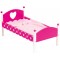 Koka rotaļlieta gulta lellei ar gultas veļu Bino Doll Bed including Bedding 83700