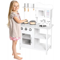 Koka rotaļu virtuve Bino Wooden Kitchen Amelie 83726