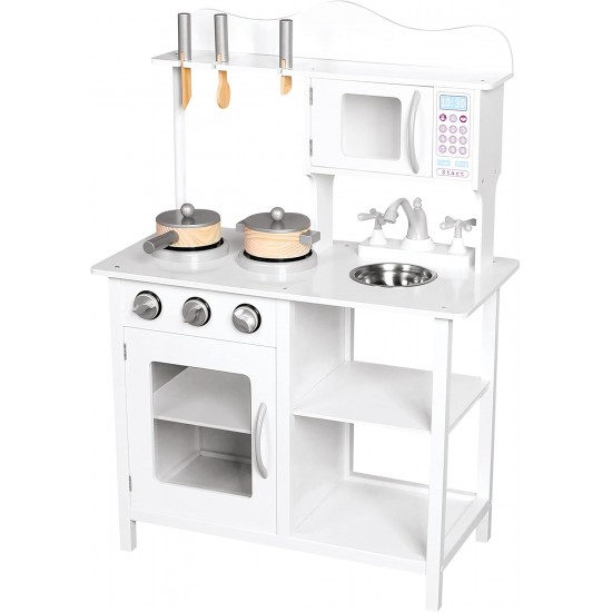Koka rotaļu virtuve Bino Wooden Kitchen Amelie 83726