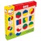 Koka attīstoša puzle - ģeometriskas figūras Bino Geometric Shape Puzzle 84029