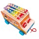 Koka attīstoša mašīna ar ksilofonu Bino Pull Car with Xylophone 84088