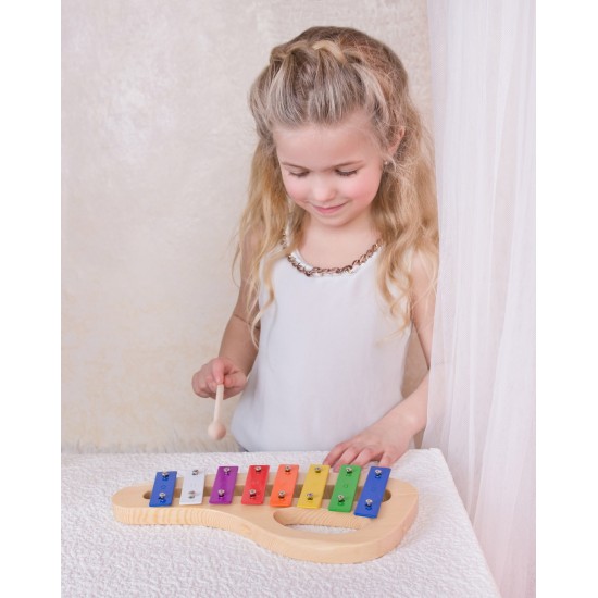 Koka mūzikas instruments ksilofons Bino Xylophone 86557