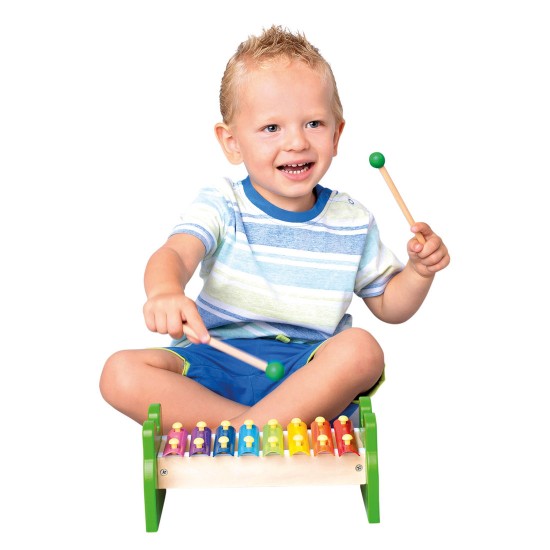 Koka mūzikas instruments ksilofons Bino Xylophone Frogy 86591