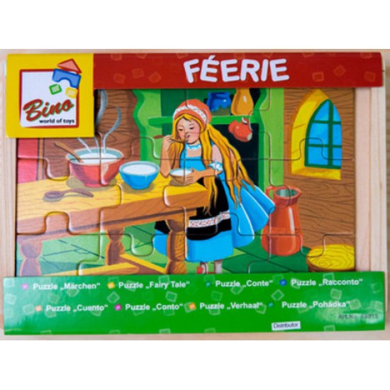 Koka puzles Bino 6 Puzzles In Box Fairy Tale 88013