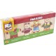 Koka attīstoša spēle puzle Bino Puzzle Put on Clothing Family 88016