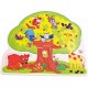Koka attīstoša puzle Bino Puzzle Jungle 88119