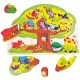 Koka attīstoša puzle Bino Puzzle Jungle 88119
