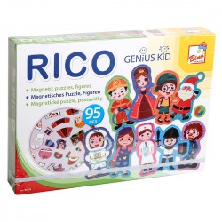 Spēle ar magnētiem Bino Magnetic Puzzle 88126