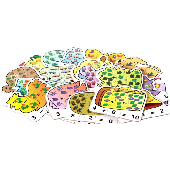 Puzle spēle Mācamies skaitīt Bino Play and Count 88257