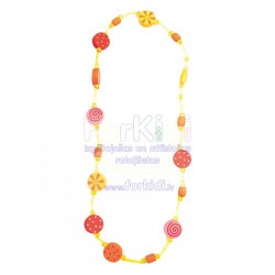 Rotaslieta koka krelles Bino Necklace Fruits 9989062