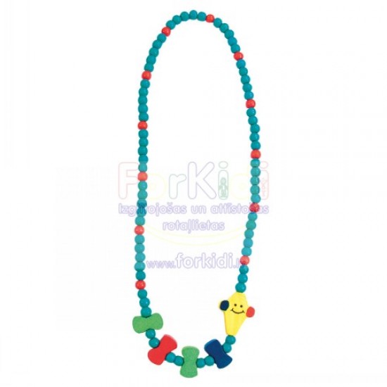 Rotaslieta koka krelles Bino Necklace Kite 9989081