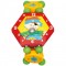 Rotaslieta koka pulkstenis Bino Watch Pirat Red 9086039