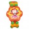 Rotaslieta koka pulkstenis Bino Watch Fairy Orange 9086040
