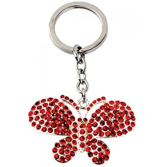 Suvenīrs atslēgu piekariņš Bino Key Chain Butterfly Red 9986619