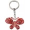 Suvenīrs atslēgu piekariņš Bino Key Chain Butterfly Red 9986619