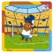 Koka attīstoša puzle Bino Wooden Puzzle Mouse 13506