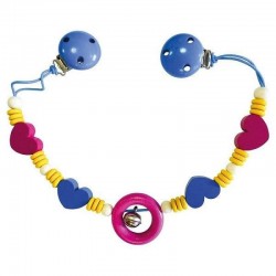 Koka piekarama rotaļlieta ratiem Bino Pram Chain Toy Margarete 86429