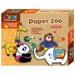 Radošais komplekts Bino Paper Zoo CH1090
