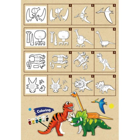 Radošais komplekts Bino Dinosaur Park CH1091
