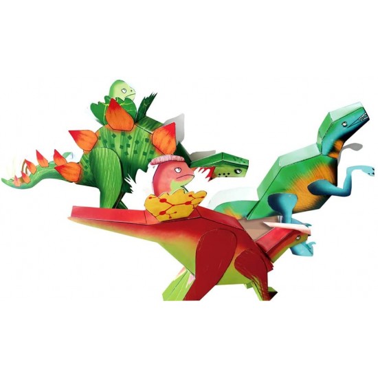 Radošais komplekts Bino Origami Art Dino CH1254