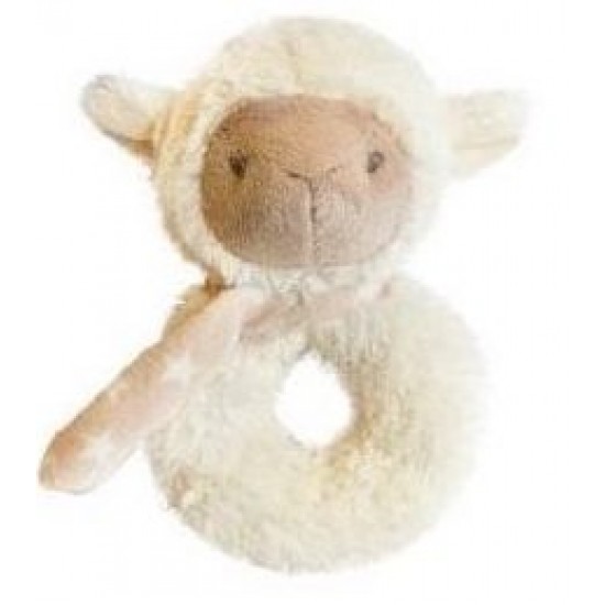 Mīksta rotaļlieta ar grabuli aita Bobo Baby Sheep Rattle ZW-22